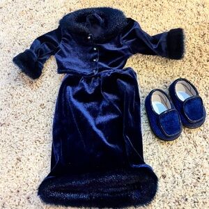 American Girl Twighlight Navy Blue Doll Outfit with Shoes